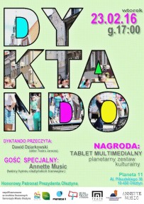 DYKTANDO 2016 PLAKAT DO DRUKU